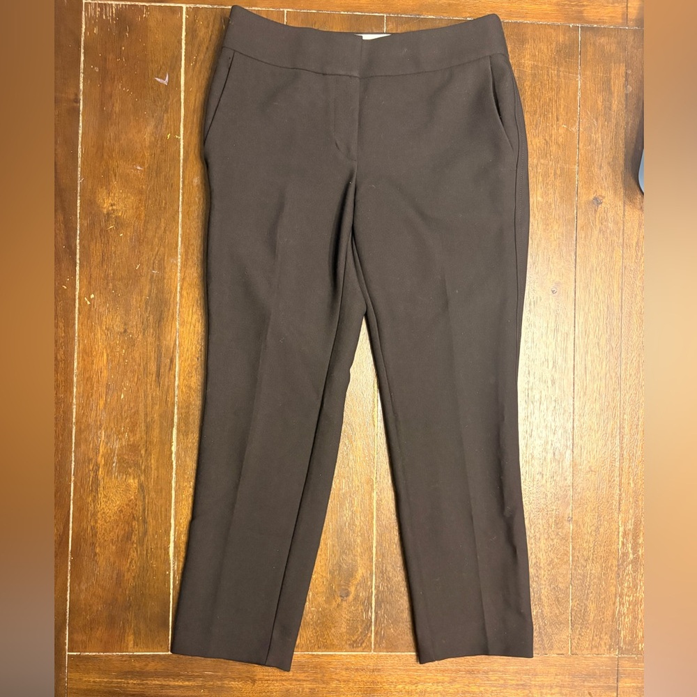 LOFT Petites Black Business Trousers- Capri